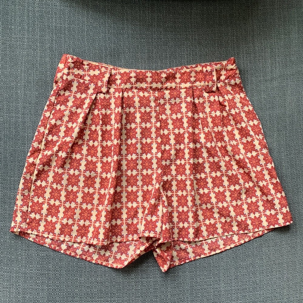 Tribal High Waisted Shorts